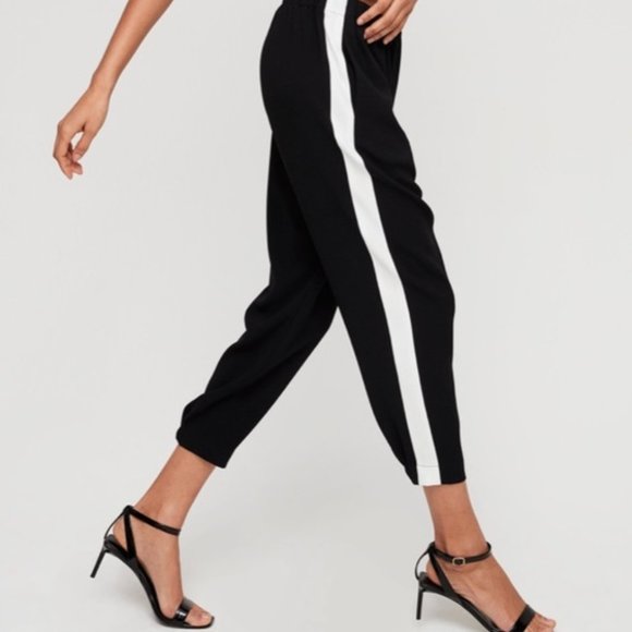 Babaton Dexter Black Striped Pant - Picture 1 of 2